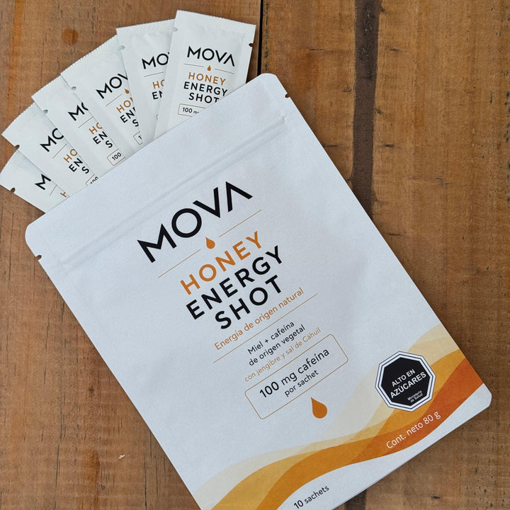 Pack 20 MOVA Honey Energy Shot